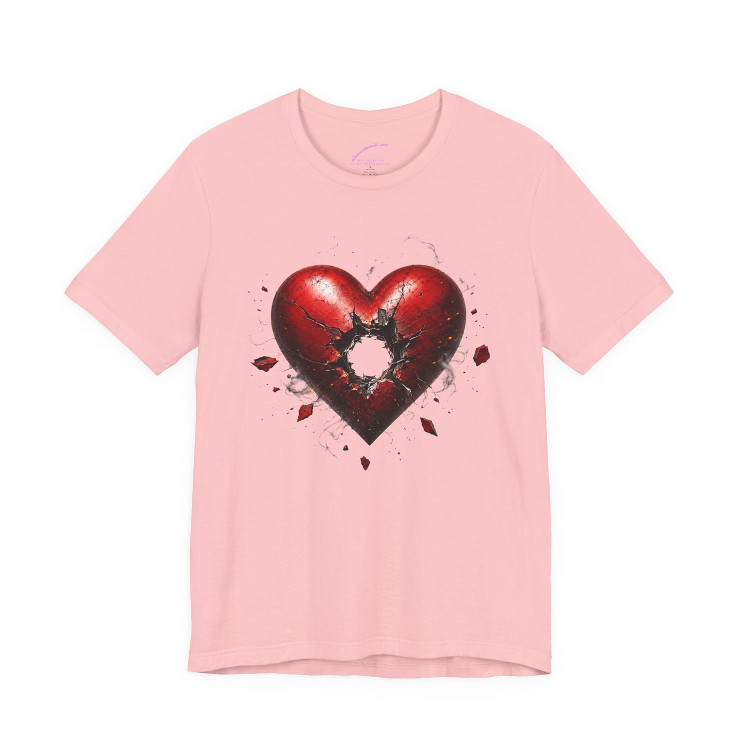 Shot Through the Heart Gothic Unisex Jersey Short Sleeve Tee