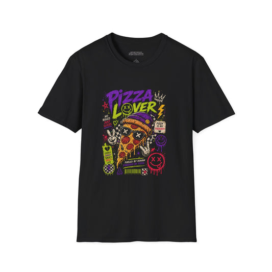 Pizza Lover’s Rebellion Tee – Street Slice Edition |Unisex Softstyle T-Shirt- The Pizza Lovers United Collection