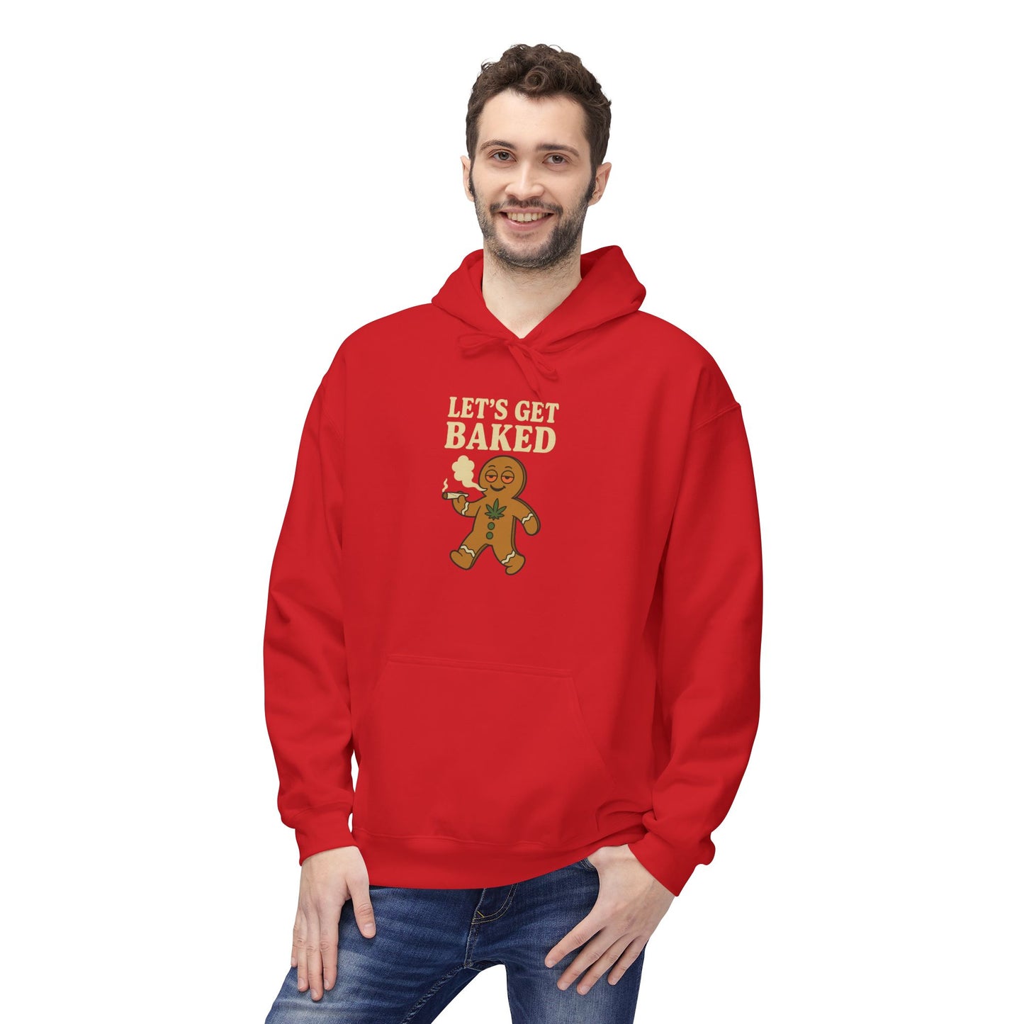 Let’s Get Baked – HoliDazed Holiday Hoodie Unisex Midweight Softstyle Fleece Hoodie