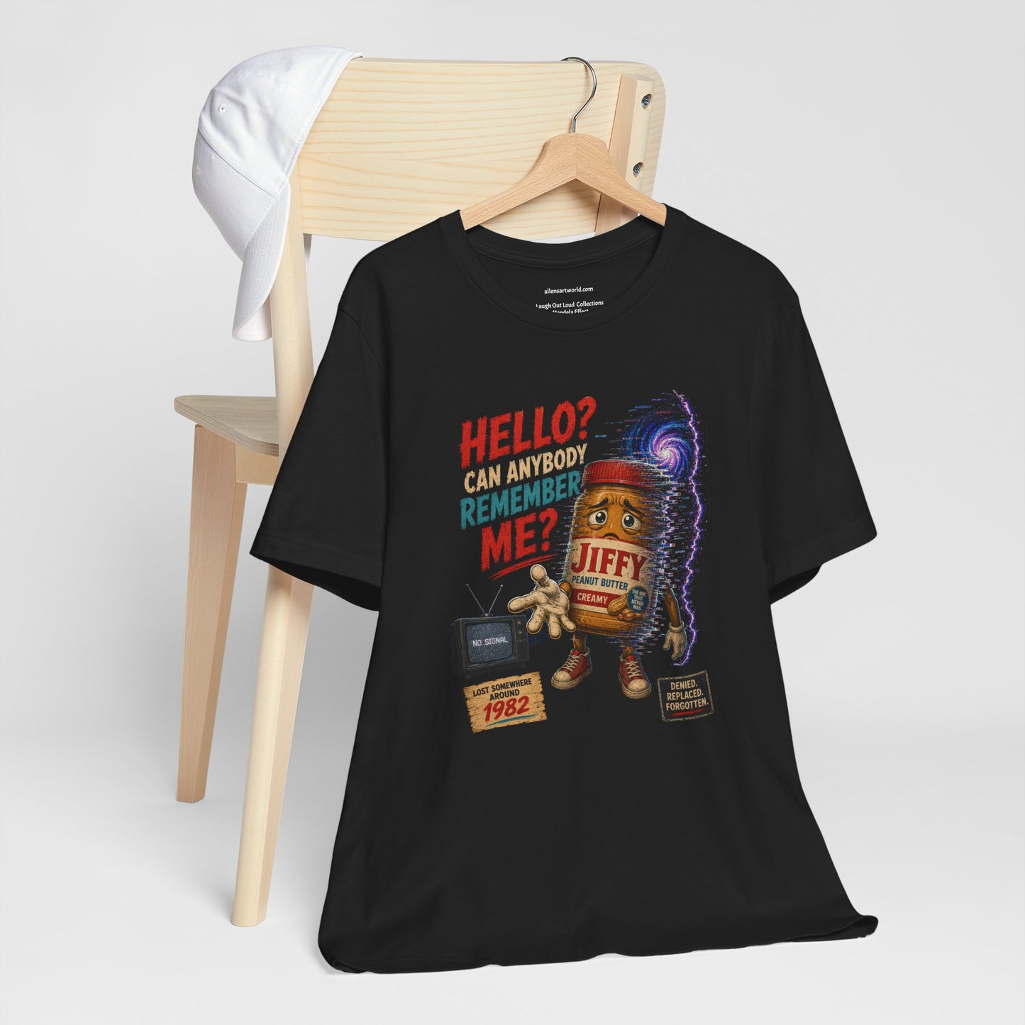 Hello? Can Anybody Remember Me? | Funny Mandela Effect Unisex Jersey Short Sleeve Tee   | Laugh Out Loud Collection