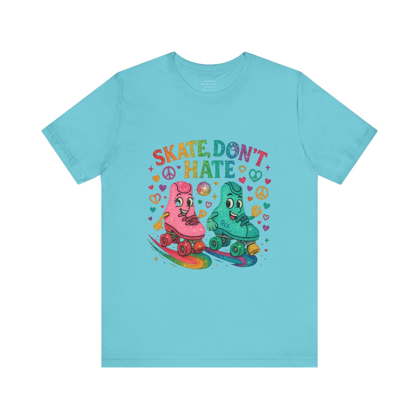 🛼 Skate, Don’t Hate – Weekend Warriors Edition  Unisex Jersey Short Sleeve Tee