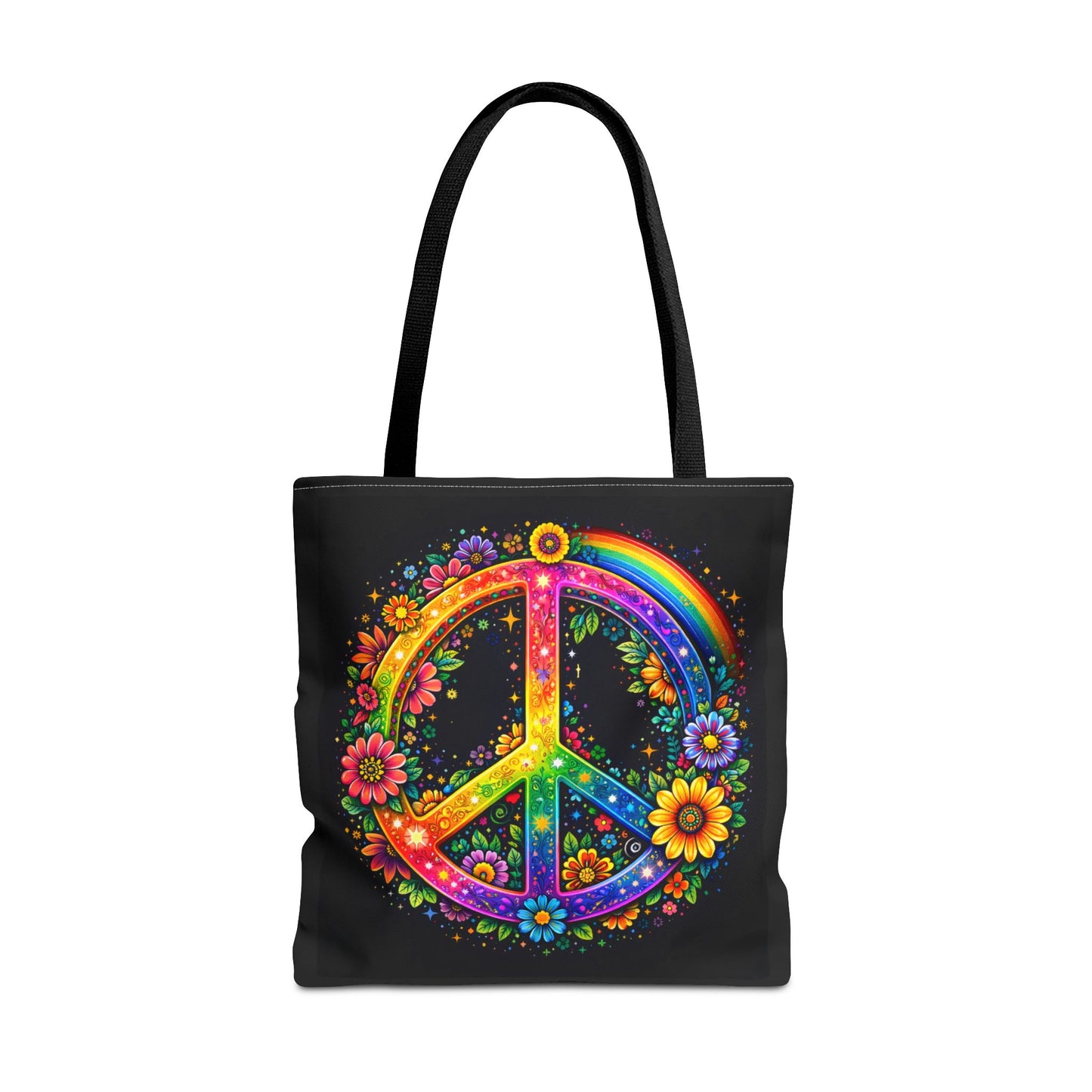 Peace in Full Color – Radiant Harmony Tote Bag (AOP)