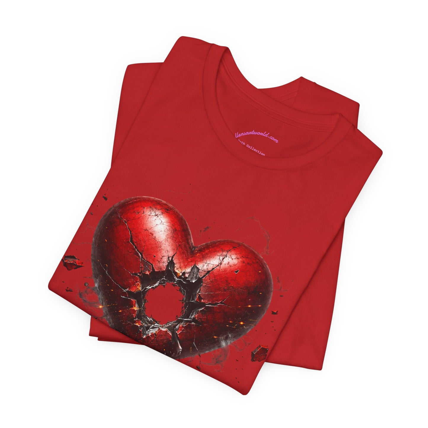 Shot Through the Heart Gothic Unisex Jersey Short Sleeve Tee