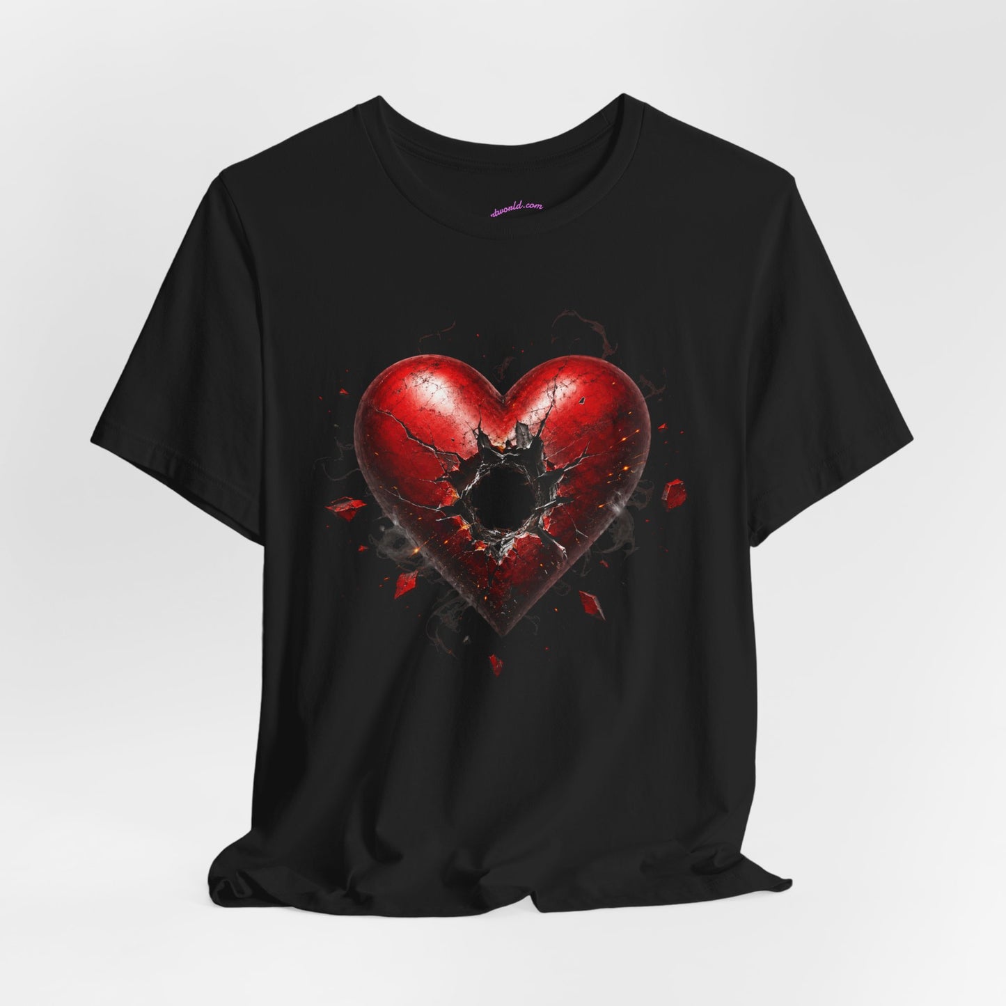 Shot Through the Heart Gothic Unisex Jersey Short Sleeve Tee