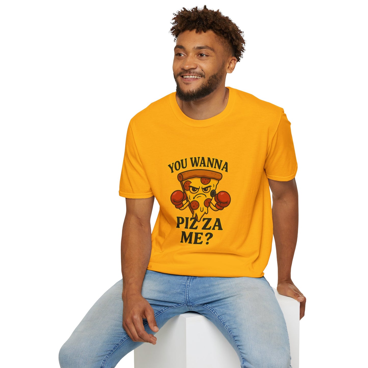 You Wanna Pizza Me?   Unisex Softstyle T-Shirt