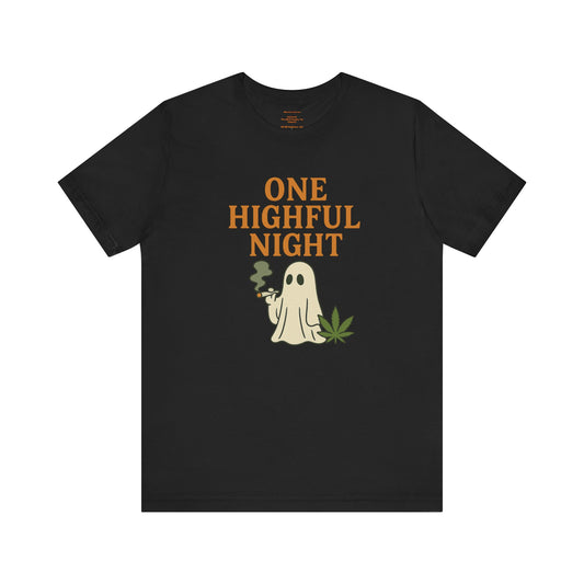 🕯️One Highful Night – Ghosted & Lifted  Unisex Jersey Short Sleeve Tee