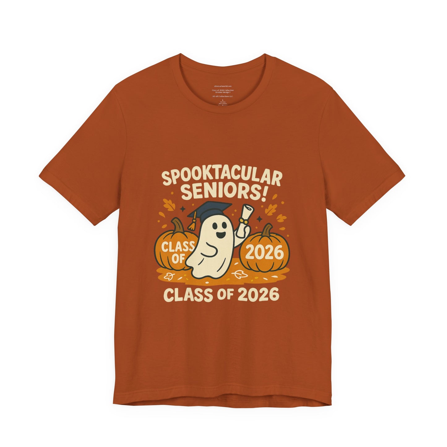 Seniors October Spooktacular Seniors design 1 Unisex Jersey Short Sleeve Tee