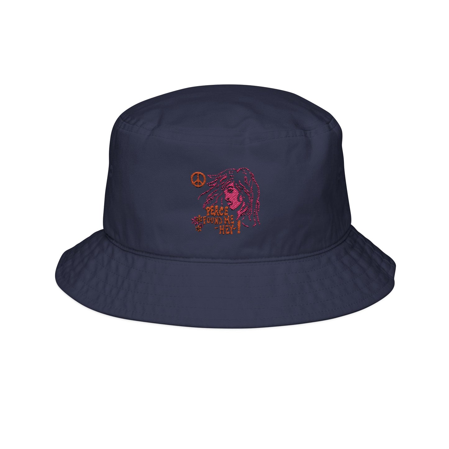 peace found me, Hey! Bucket Hat (Embroidery)