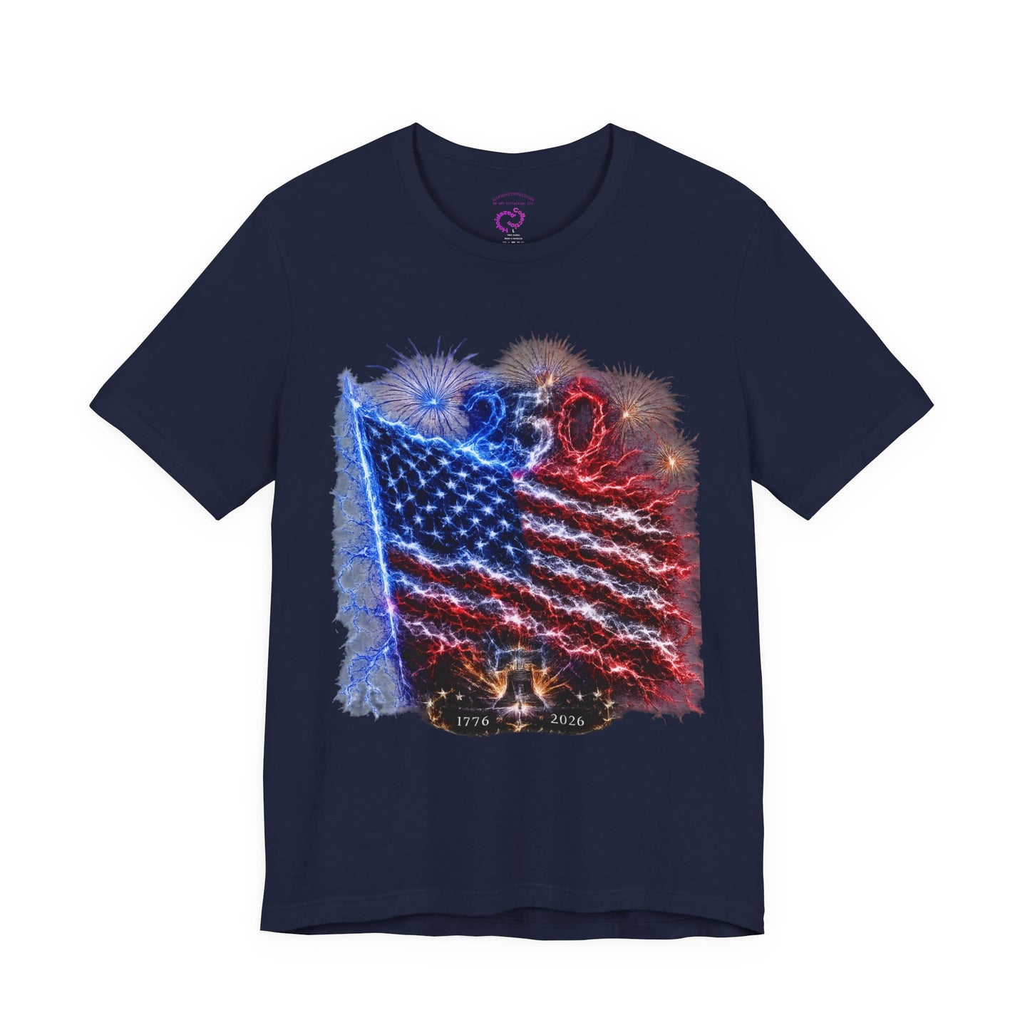 America Recharged: 250 Years Strong Unisex Jersey Short Sleeve Tee