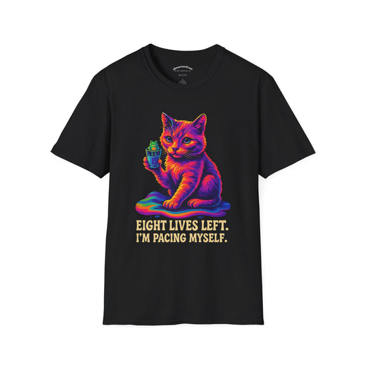 Beam up the good vibes    Sippin’ with My Spirit Animal – Featuring LilGuy the Cat Unisex Softstyle